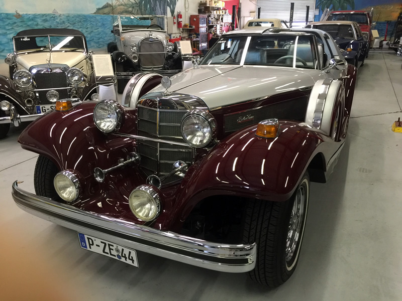 1981 Berlina/36 Mercedes 540k replicafactory built on a brand new