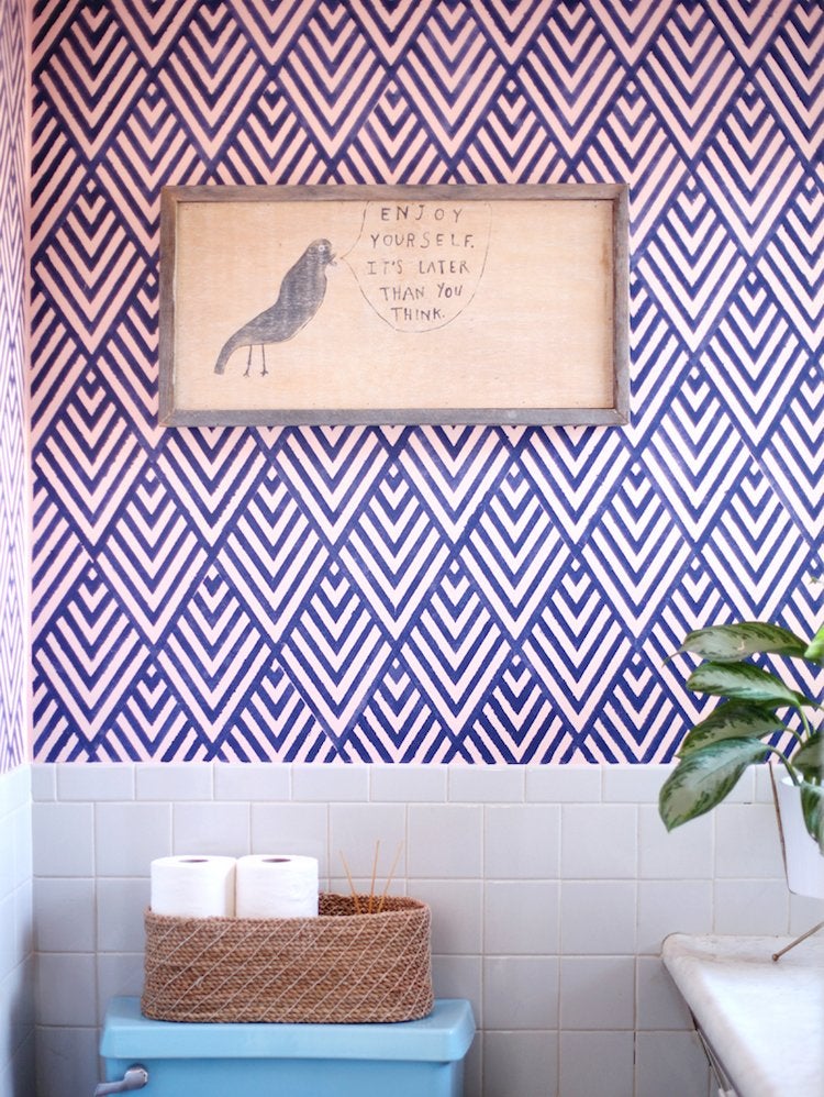 12 Painted Walls That Look Like Wallpaper Bob Vila