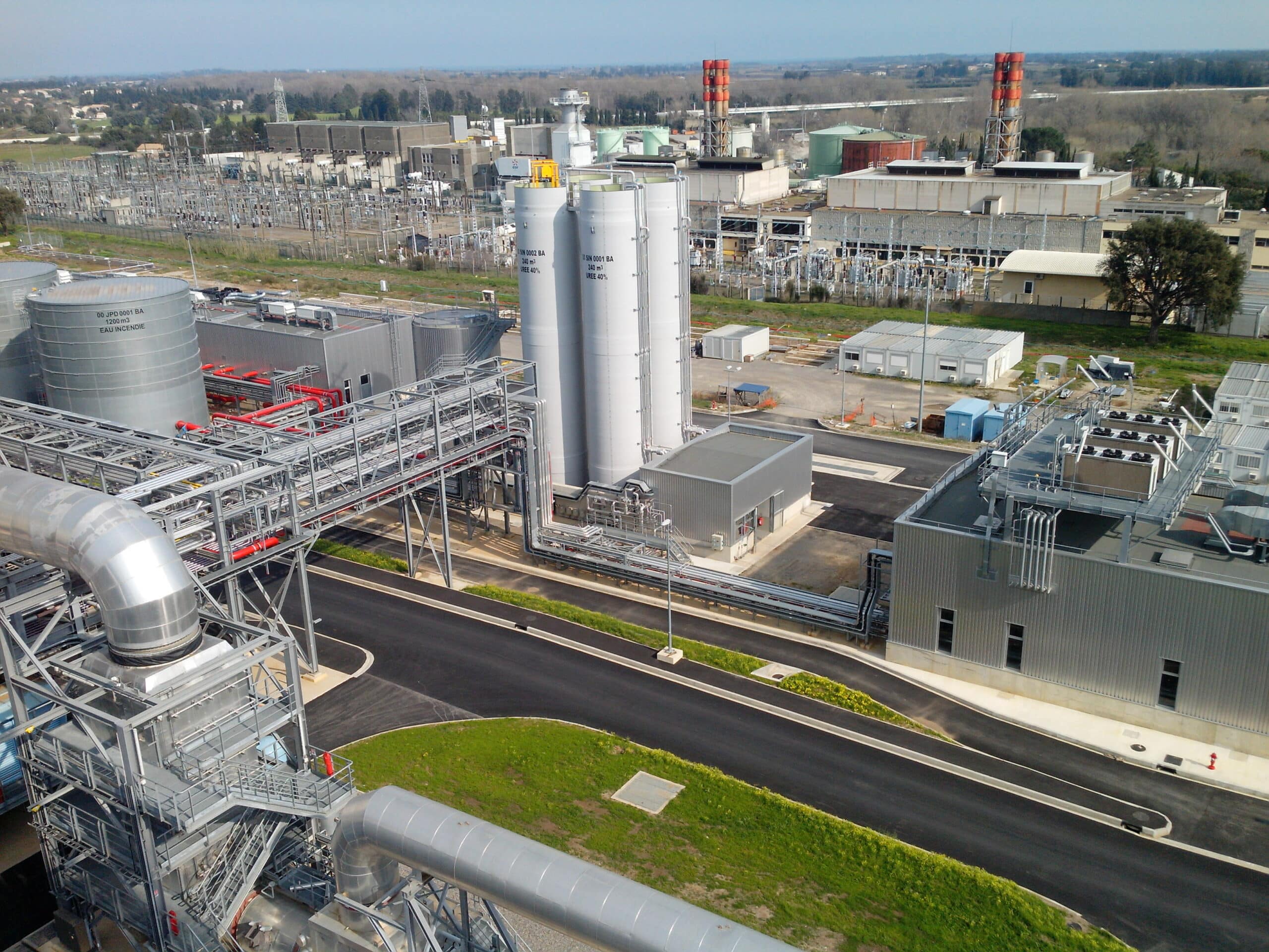 Lucciana EDF PEI power station in Corsica EPC project Boccard