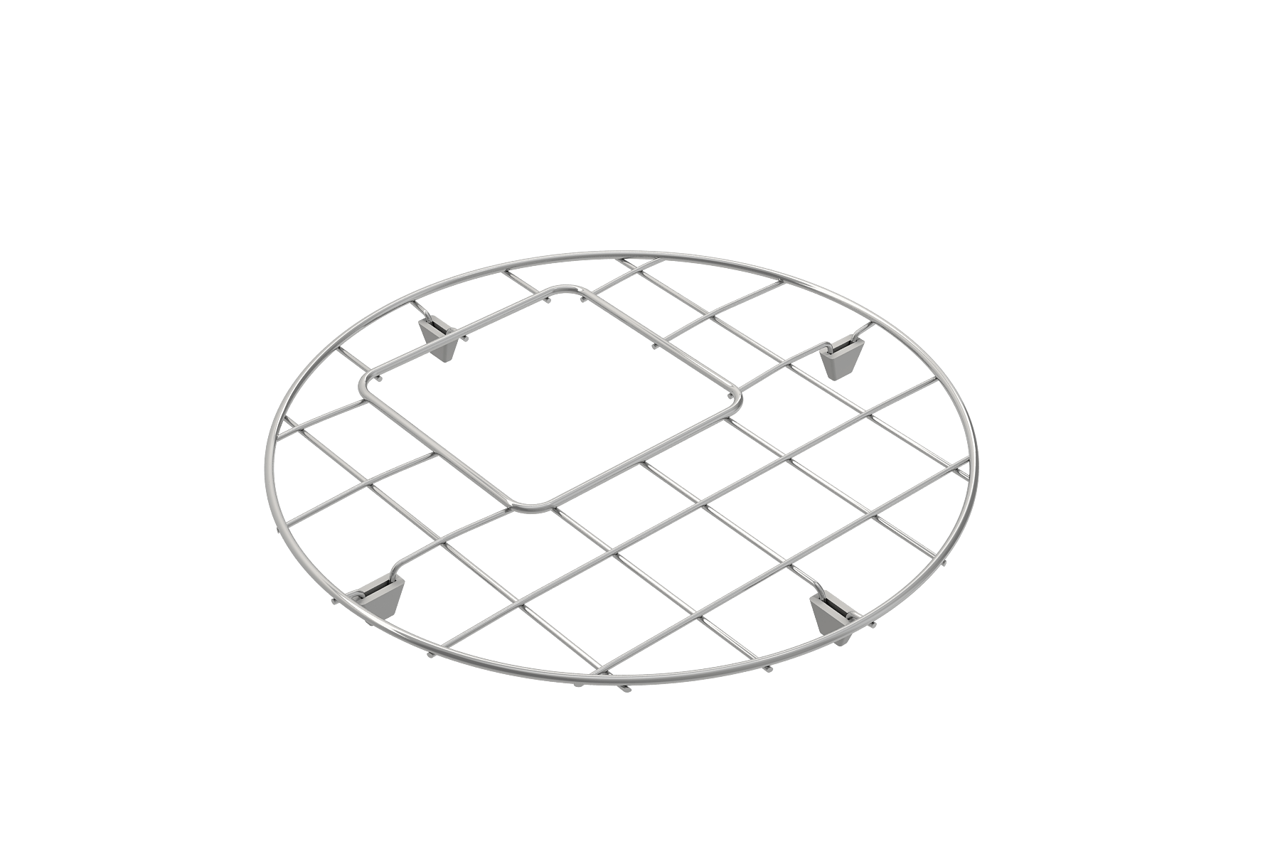 Ø18.5" Stainless Steel Sink Rack with Soft Rubber Bumpers 2300 0011