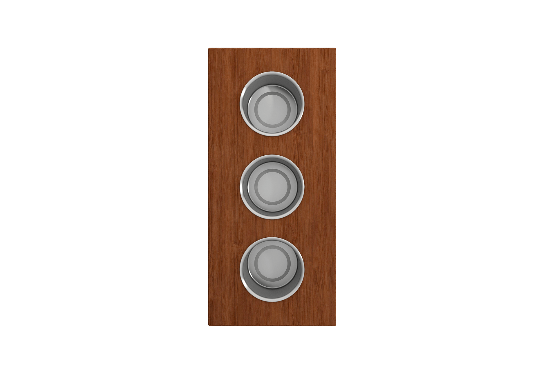 BOCCHI Prep Board select BOCCHI Sinks Sapele Wood Board with 3 round