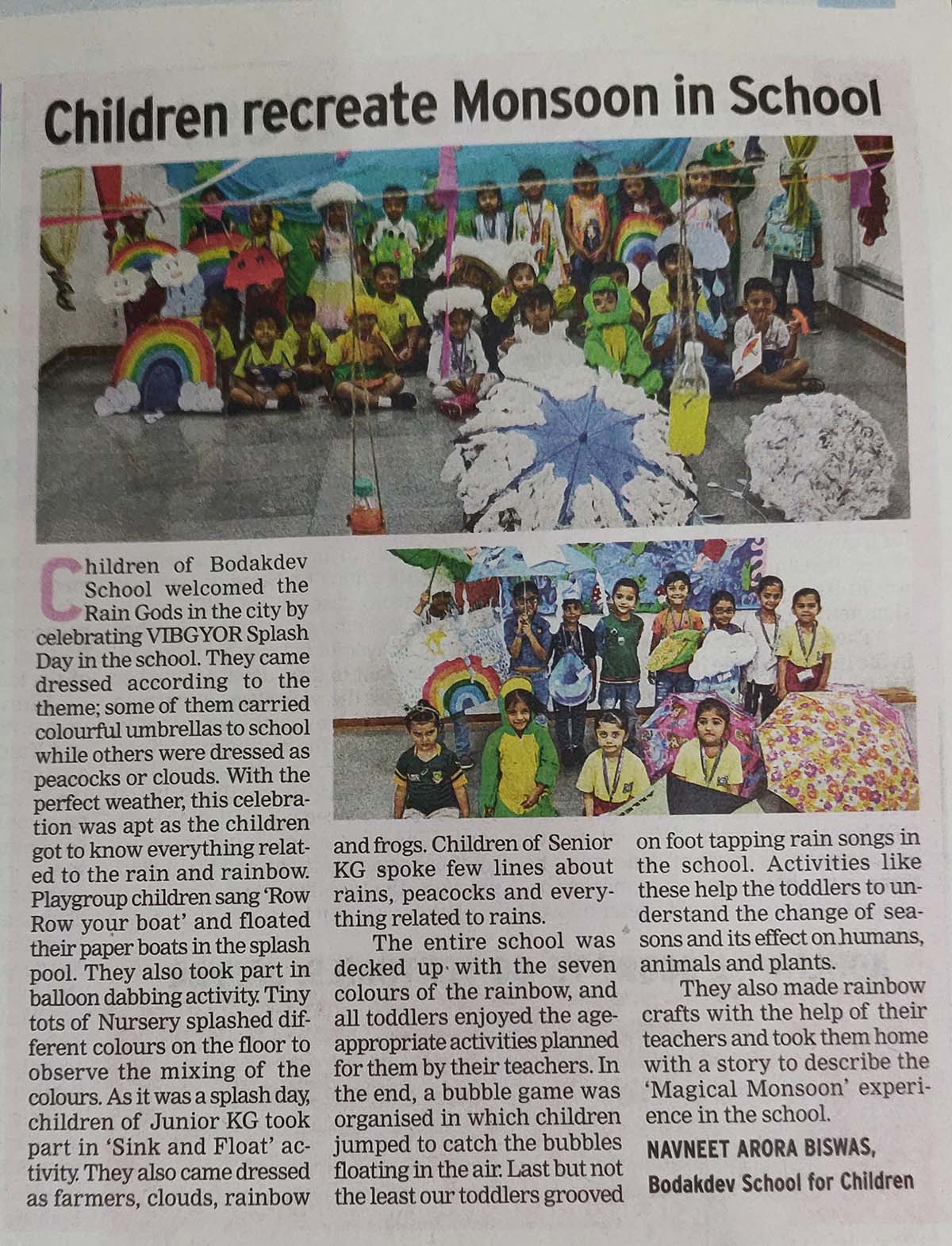 Media Gallery Bodakdev School, playgroup school in Ahmedabad