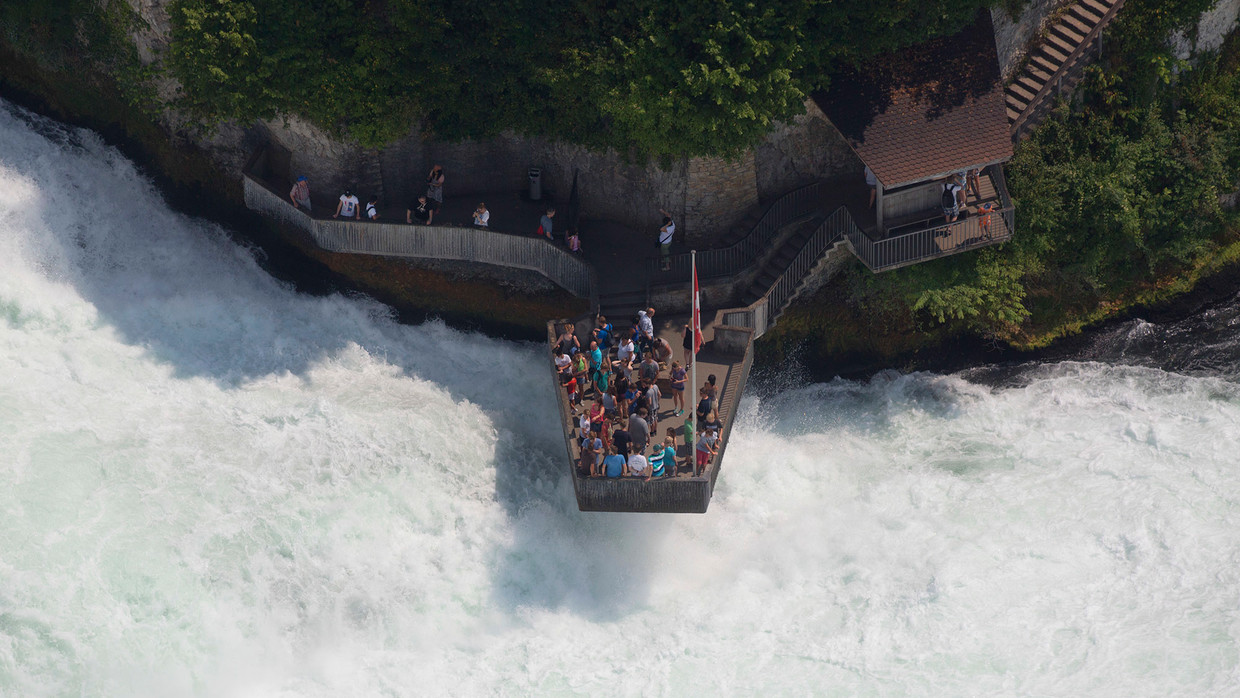Rheinfall bei Schaffhausen am Bodensee Bodensee Tourismus