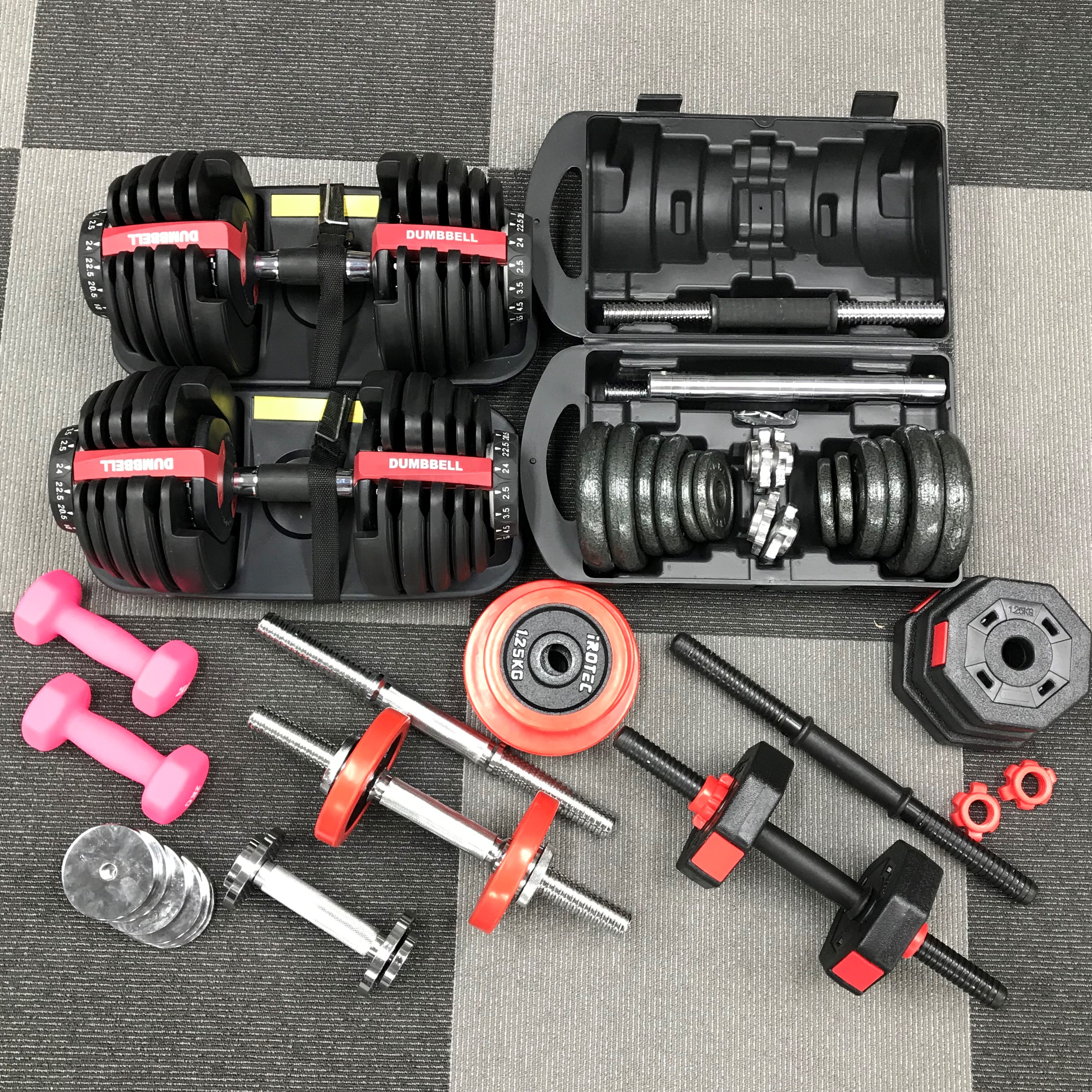 楽天市場】アジャスタブル エクササイズダンベル 2Kg ダンベル ダイエット器具 女性 男性 鉄アレイ 鉄アレー ダイエット 器具 エクササイズ 二の腕 痩せ 肩 引き締め 筋トレ 送料無料 : ピュアライズ ダンベルを購入予定の宅トレ女性は必読！女性20人で比較してランキング！｜石本美ボディブログ