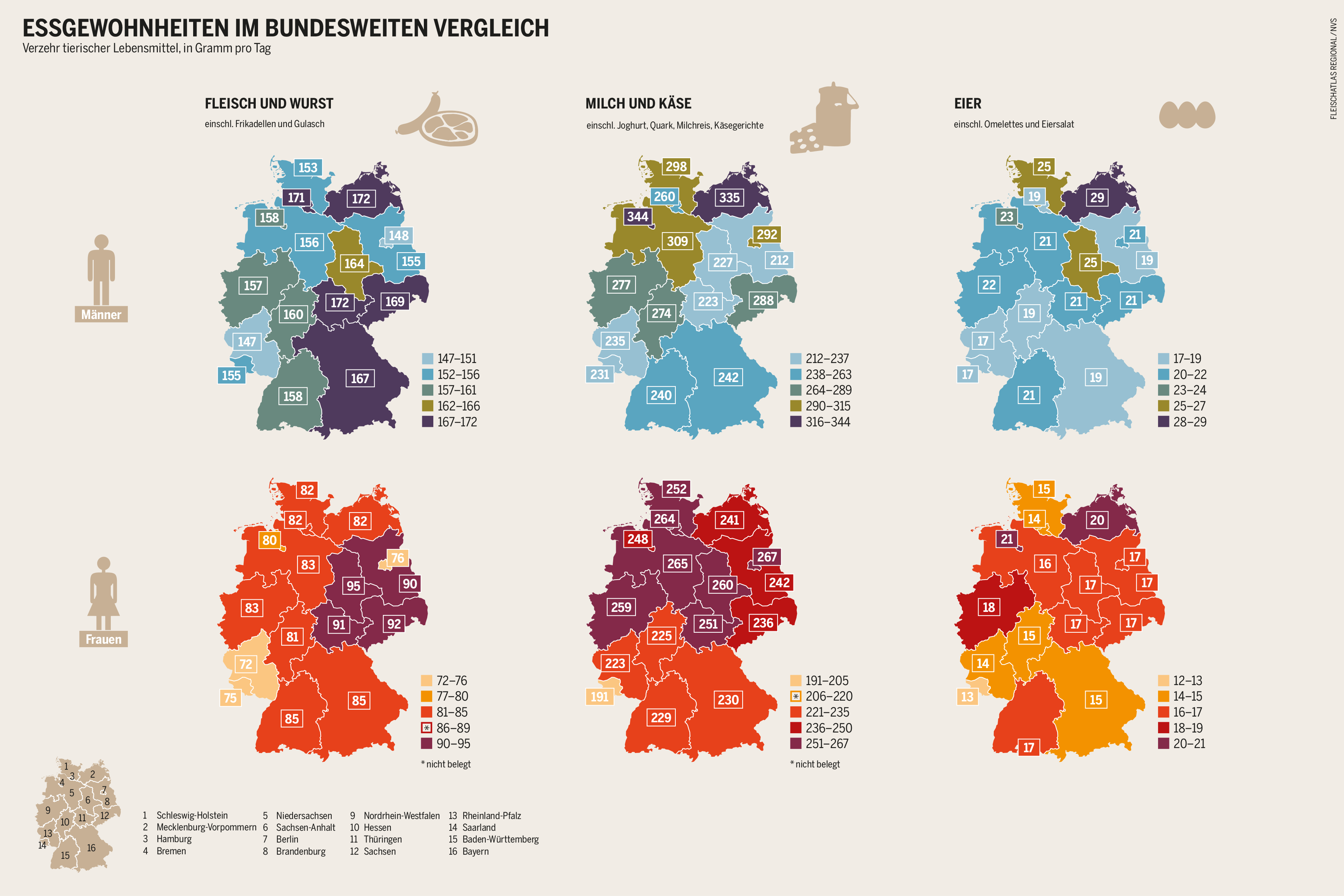 Fleischatlas 2016 Deutschland Regional HeinrichBöllStiftung