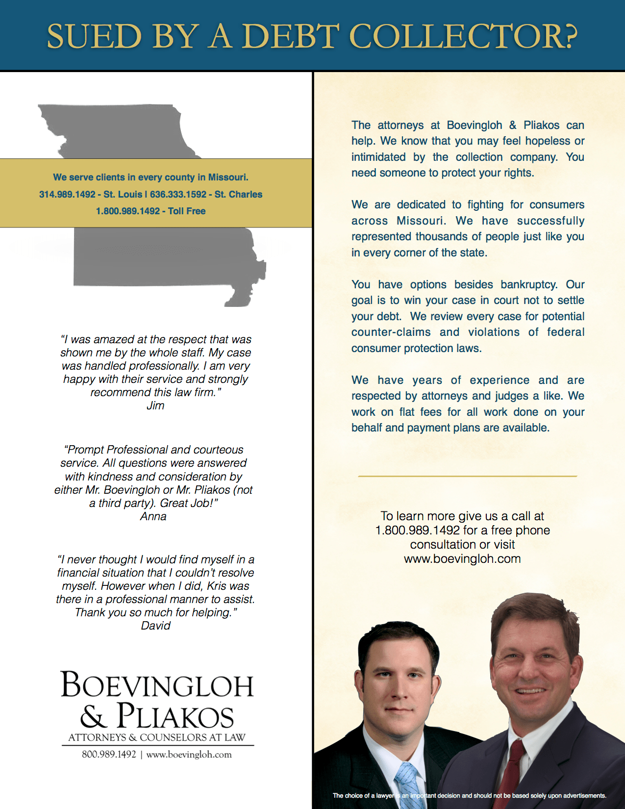 Boevingloh & Pliakos 314.989.1492