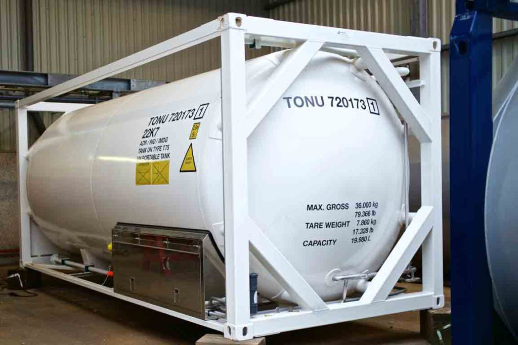 Bofort rental and leasing services of Argon ISO tank containers