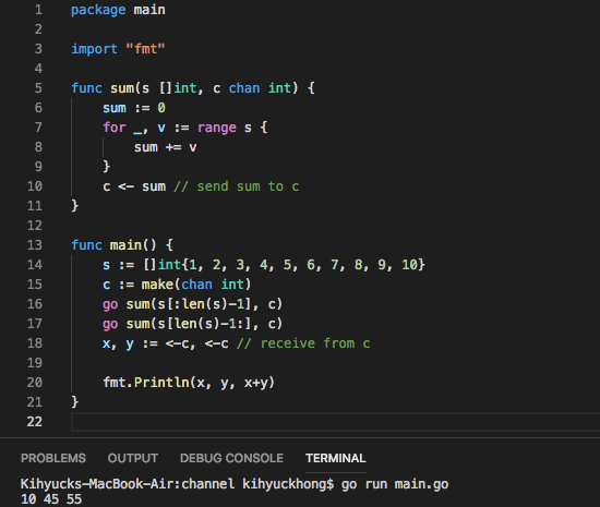 GoLang Tutorial Channels