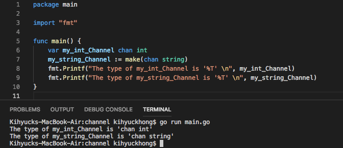 GoLang Tutorial Channels