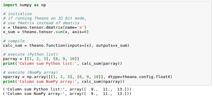 Artificial Neural Network (ANN) 10 Deep Learning III Theano