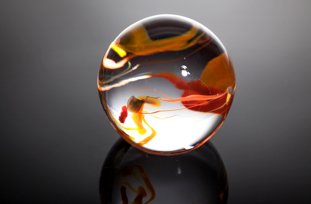 Round Glass Paperweights Handmade By Hayley Gammon