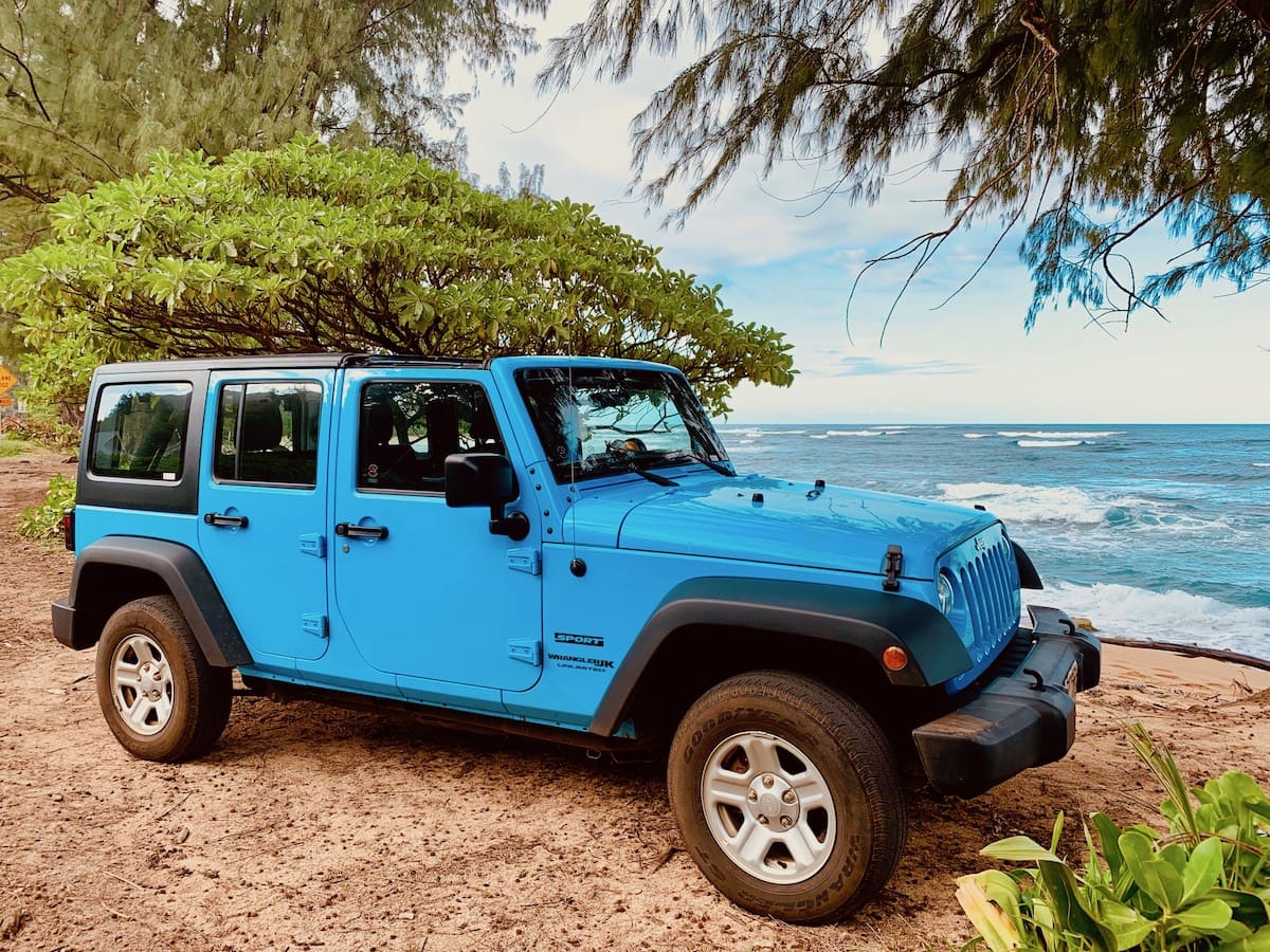 Renting a car in Kauai Bohemian Vagabond Jacki Ueng