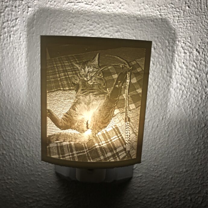Personalized Lithophane Night Light Bohnafide
