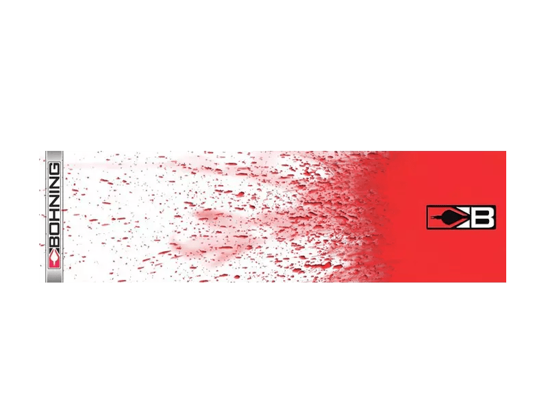 Sport en vakantie Veren Bohning Arrow Wrap White Blood Splatter 7" Standard 12 Pack