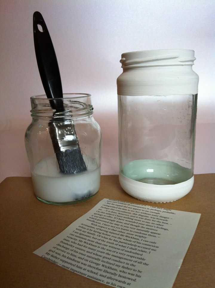 DIY Tutorial Tea Light Jam Jars