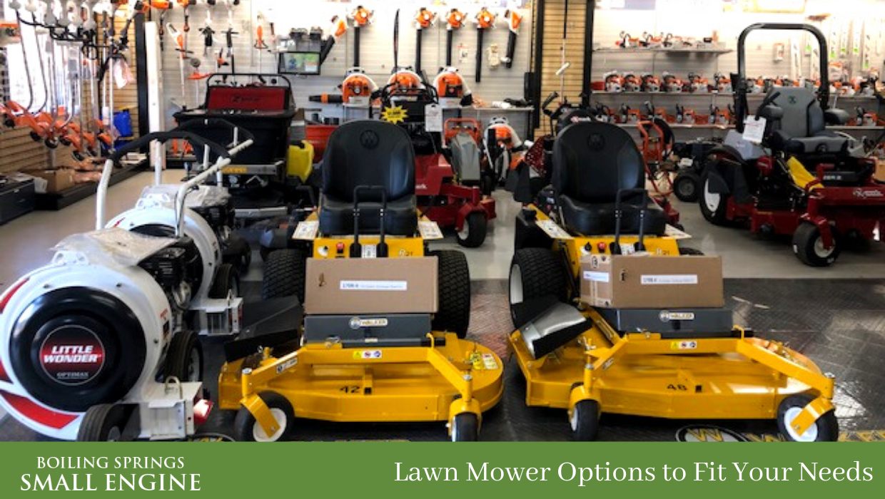 Lawn Mower Options to Fit Your Needs Lawn Mower Sales and Service Spartanburg Mowers