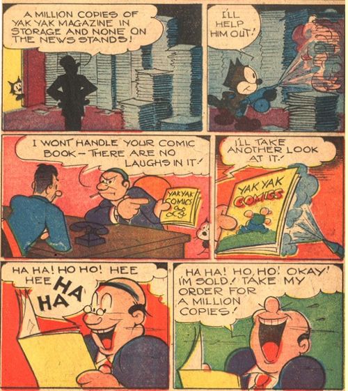 Felix the Cat drugs people into enjoying comic book / Boing Boing