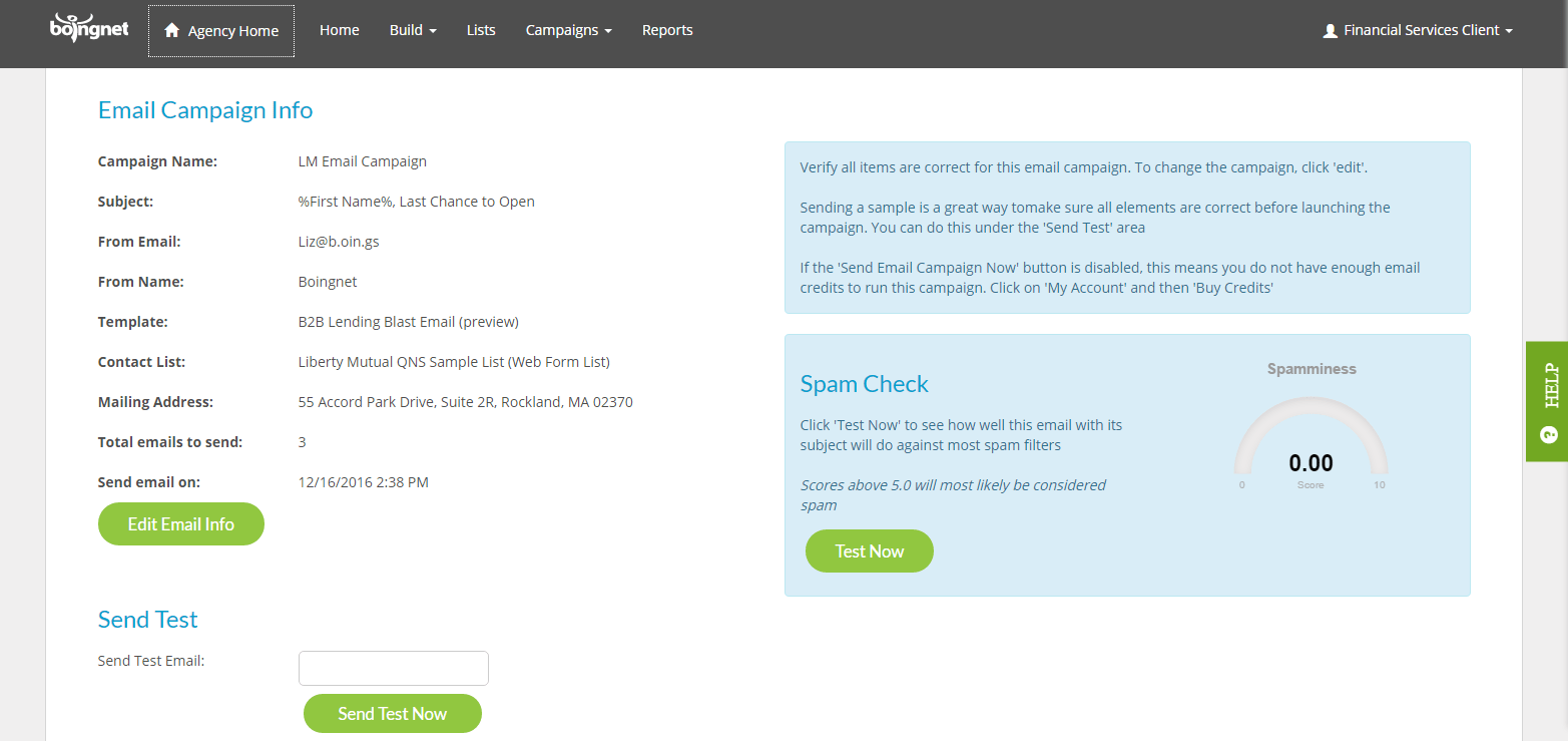 How to Send a Test Email using