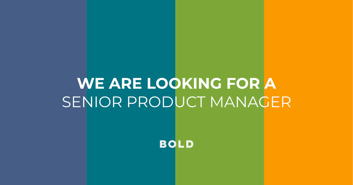 Senior Product Manager BOLD