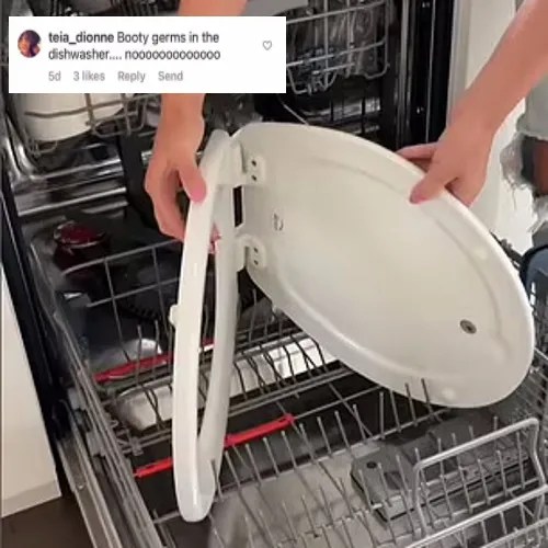 Influencers Puts Toilet Seat In Dishwasher, WTF?