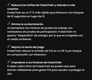 qué quiere conseguir pulsechain