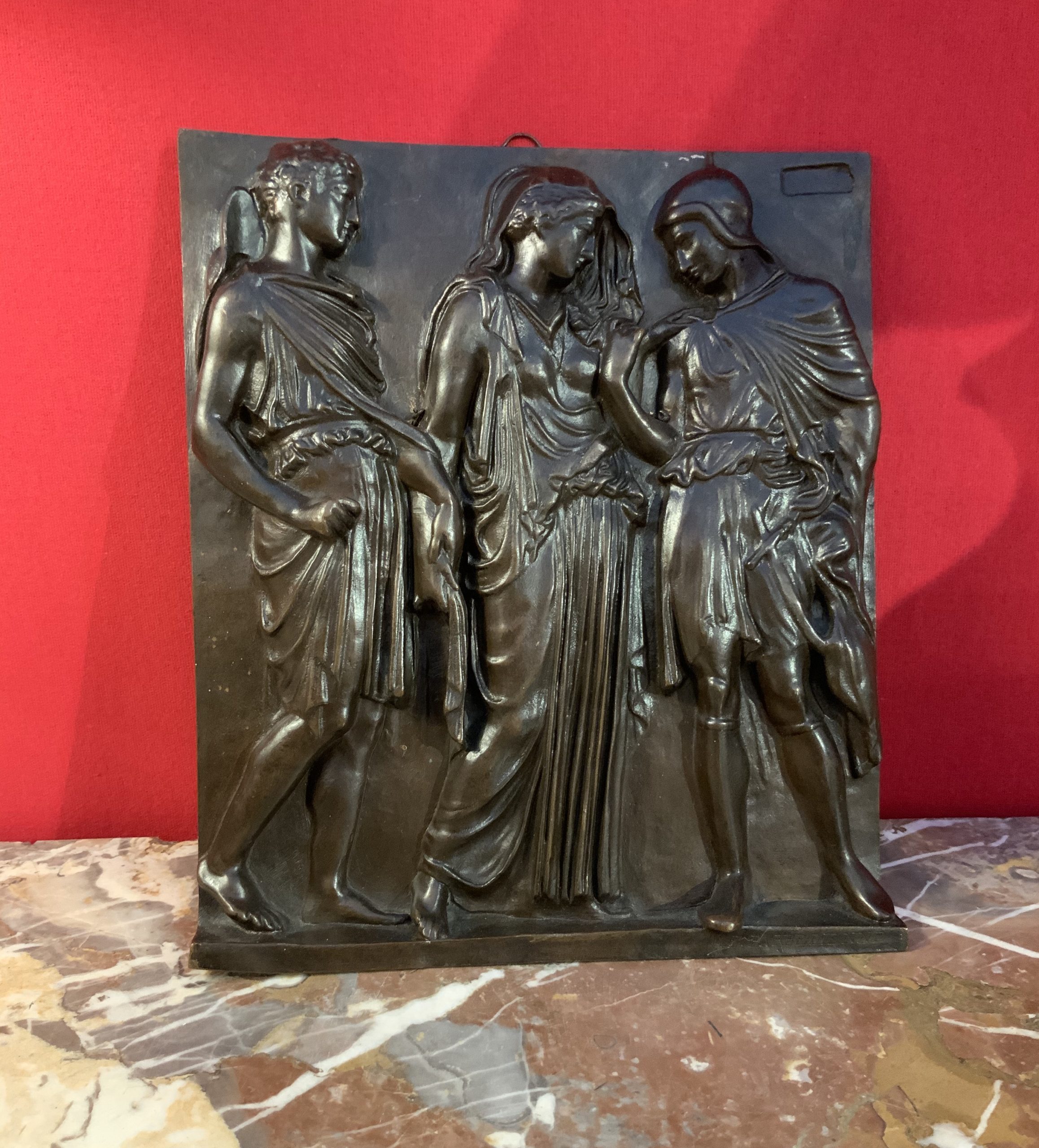 Bas relief en bronze signé Barbedienne BolezArt