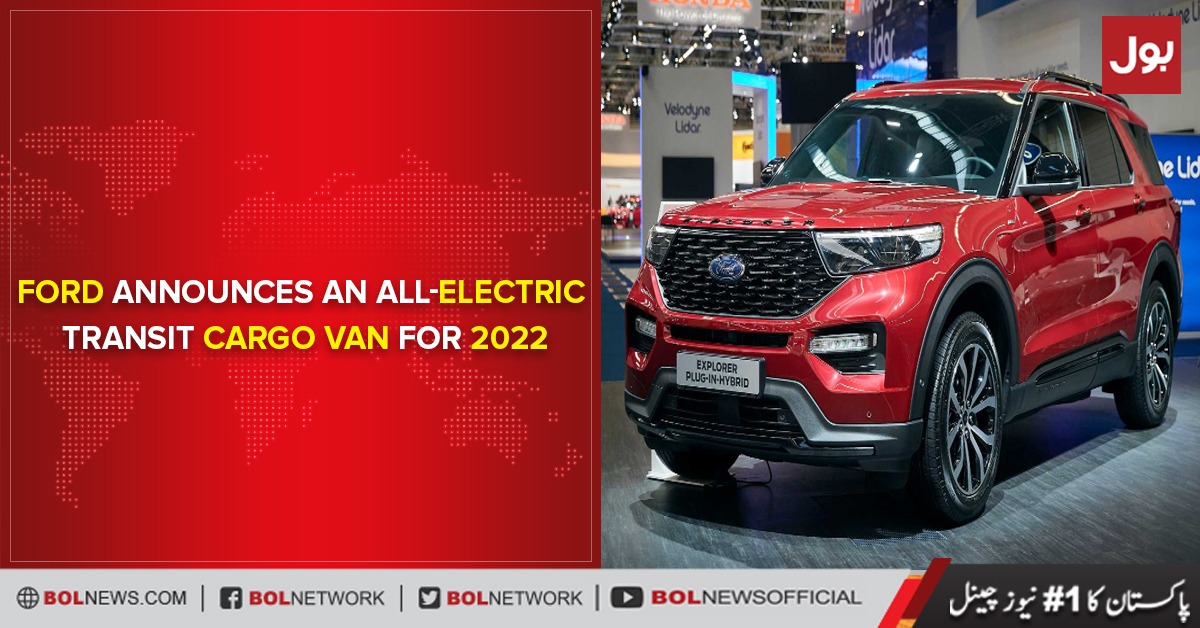 Ford announces an allelectric Transit cargo van for 2022