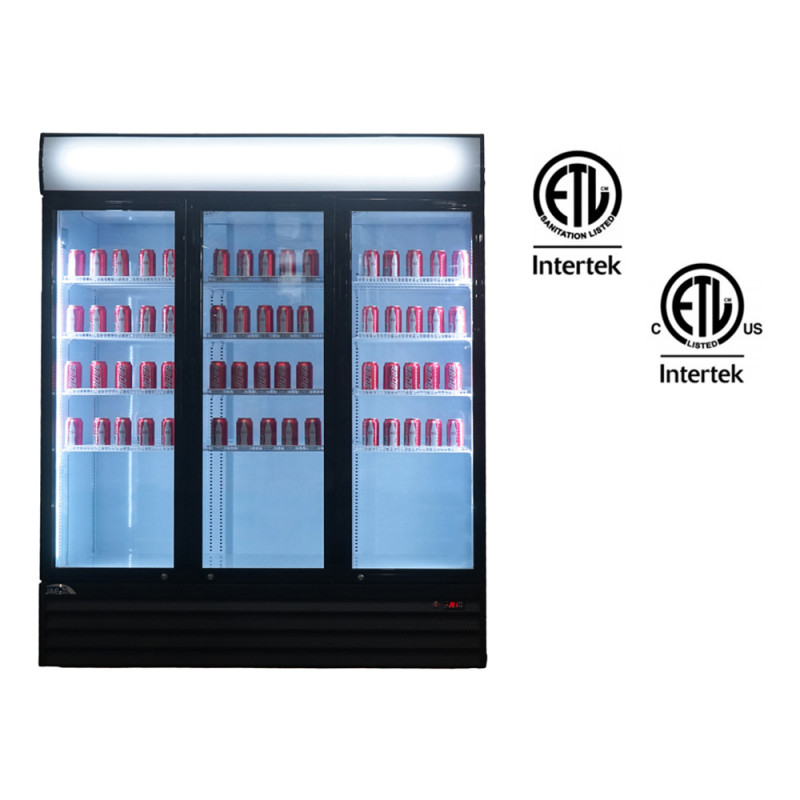 67.3" Triple Swing Door Merchandiser Refrigerator 49 cu.ft. / 1388 L