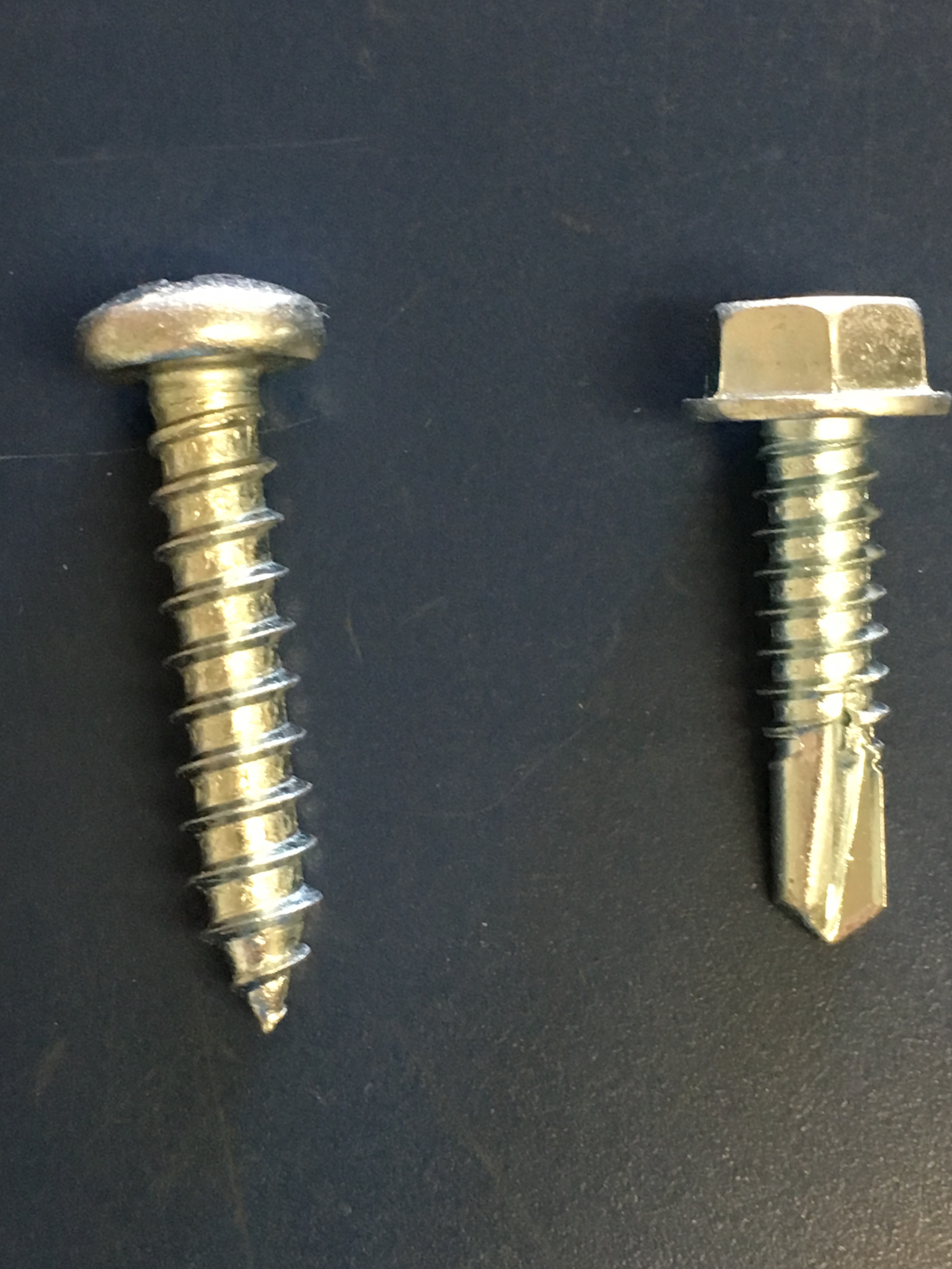 Difference SelfDrilling SelfTapping Screws