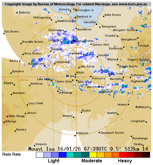 512 km composite Mount Isa Radar