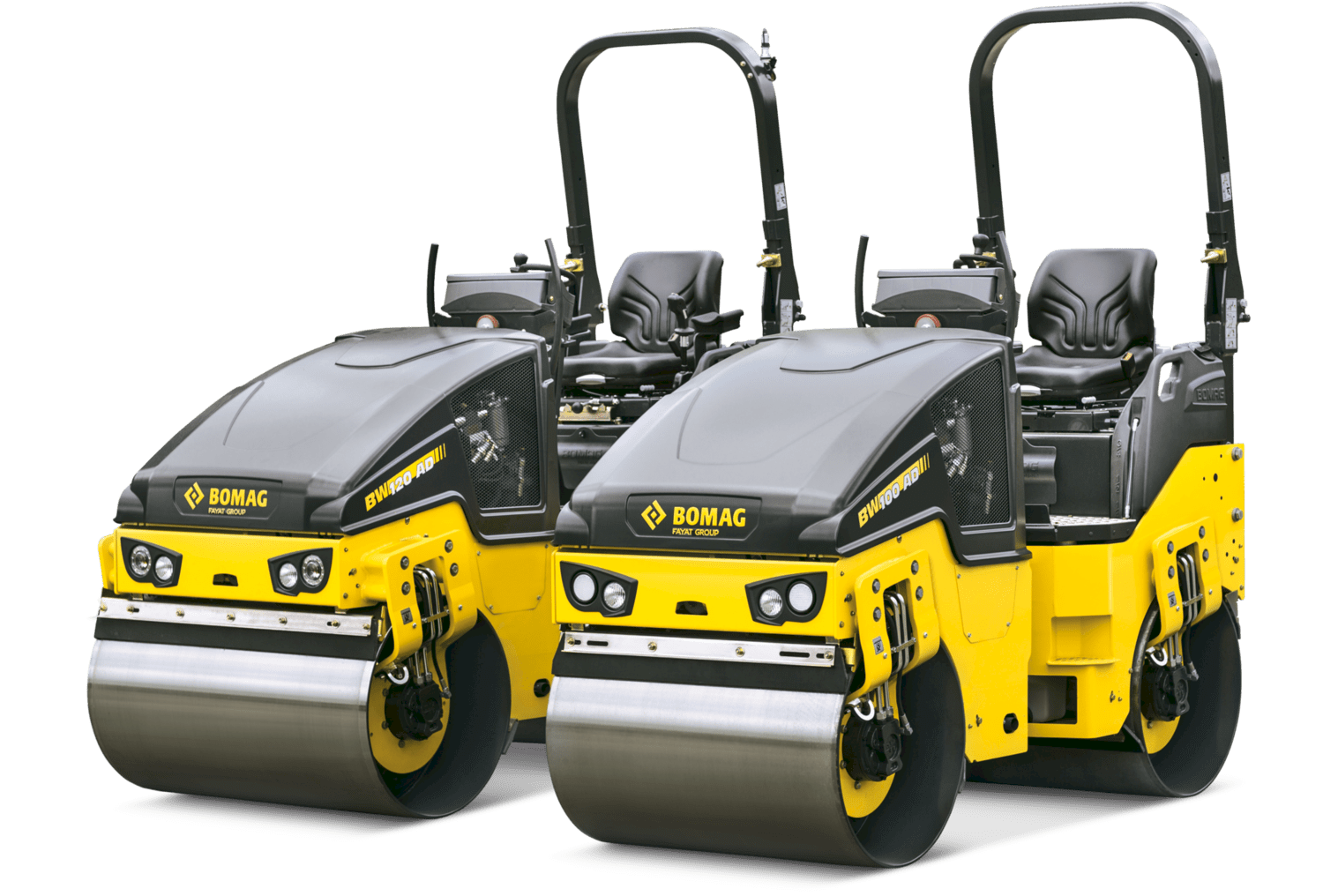 Light articulated tandem roller BW 138 AD5 for asphalt compaction BOMAG