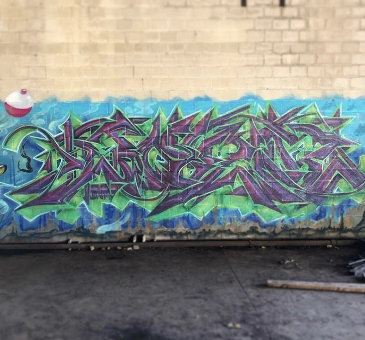 DOWN (Brooklyn) Graffiti Writer Spotlight Bombing Science