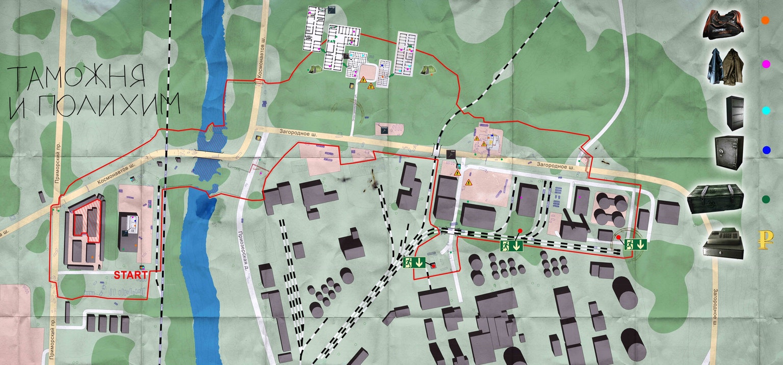 EFT Map Customs Bombrats