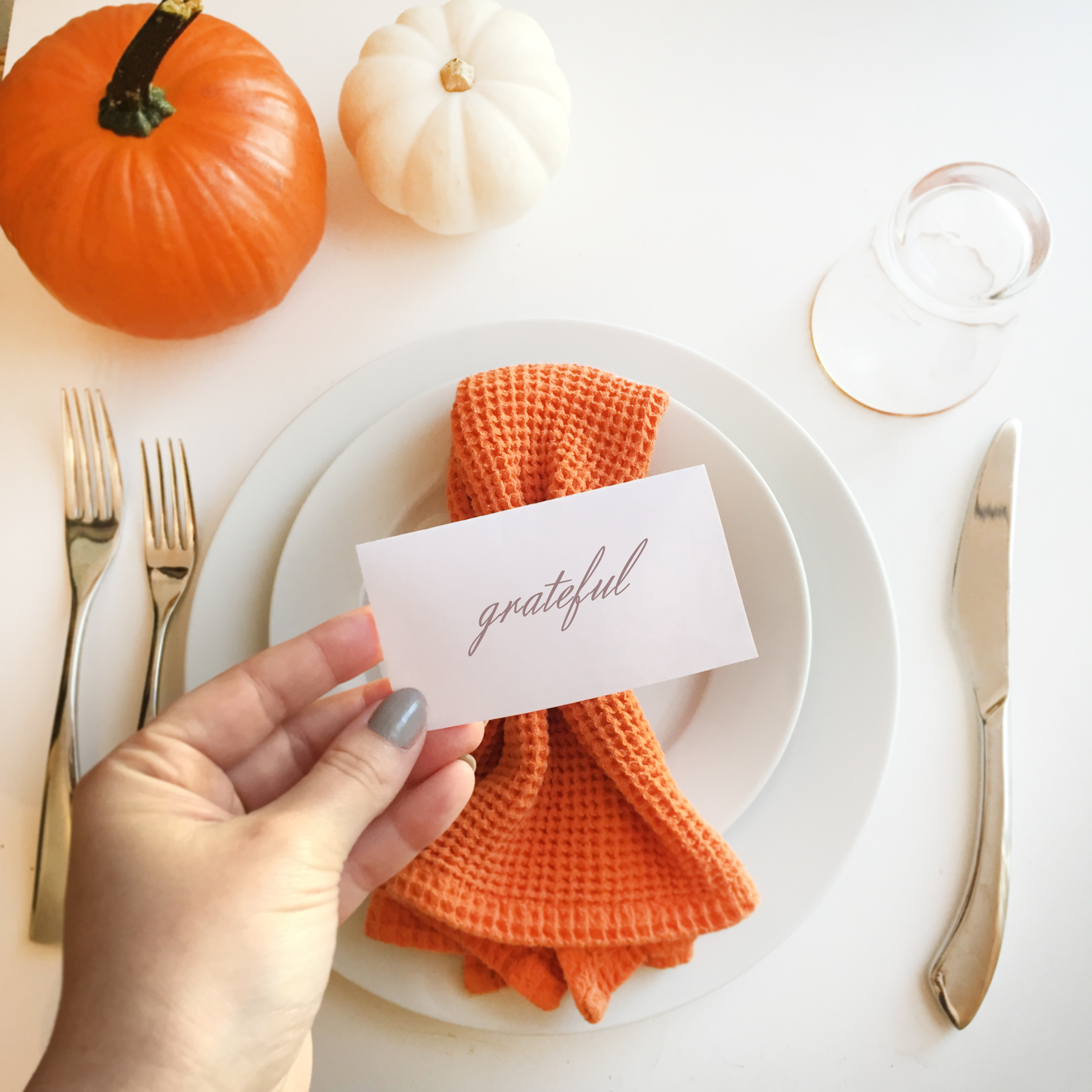 Free Printable Thanksgiving Placecards