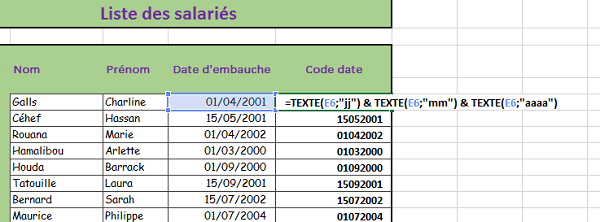 Calculs sur les heures et dates dans Excel
