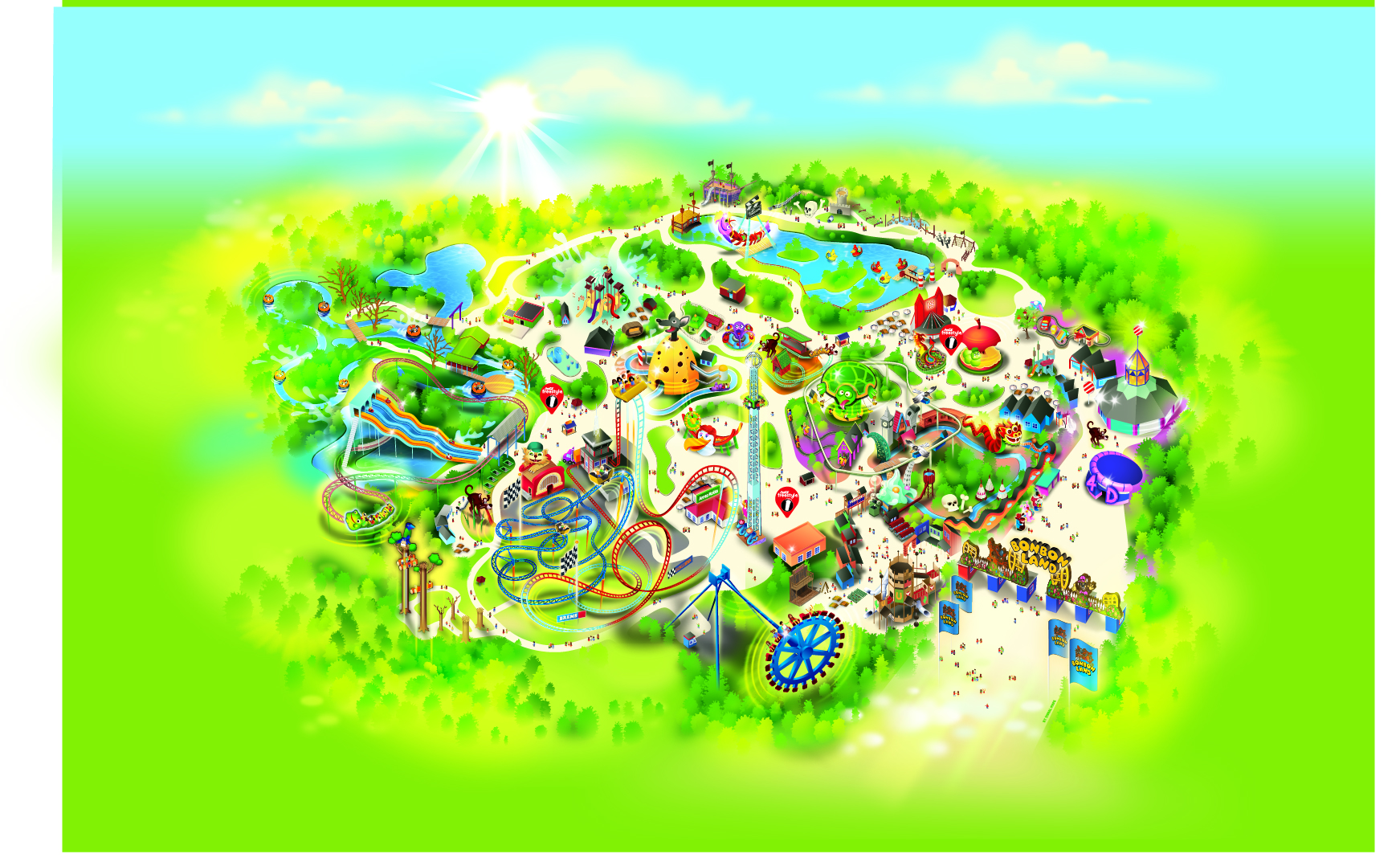 Attractions BonBonLand