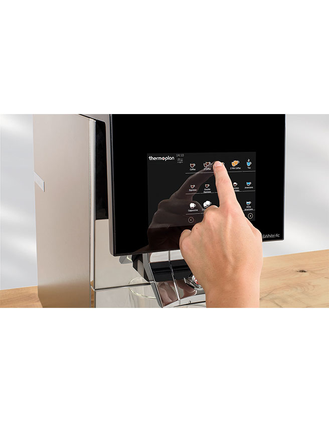 THERMOPLAN BLACK & WHITE 4C FULLYAUTOMATIC COFFEE MACHINE Boncafé