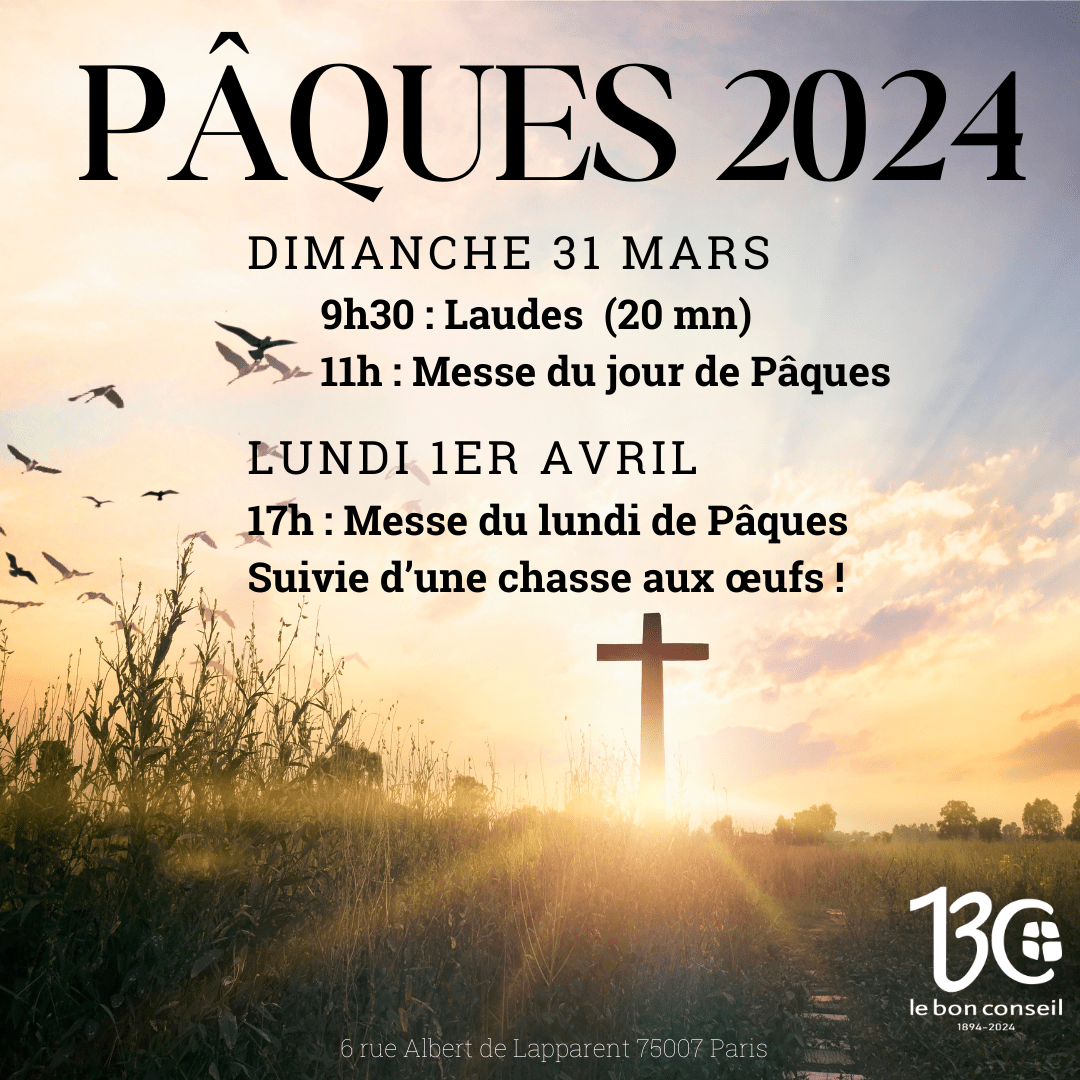 Joyeuses Pâques ! Bon Conseil