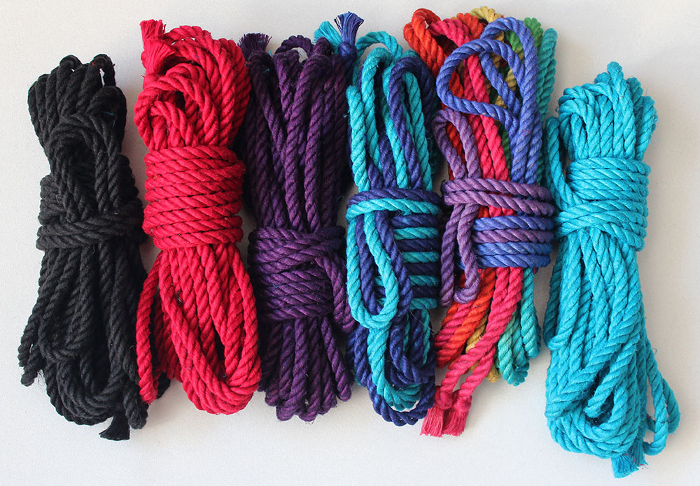 Custom dyed rope Bondatrix