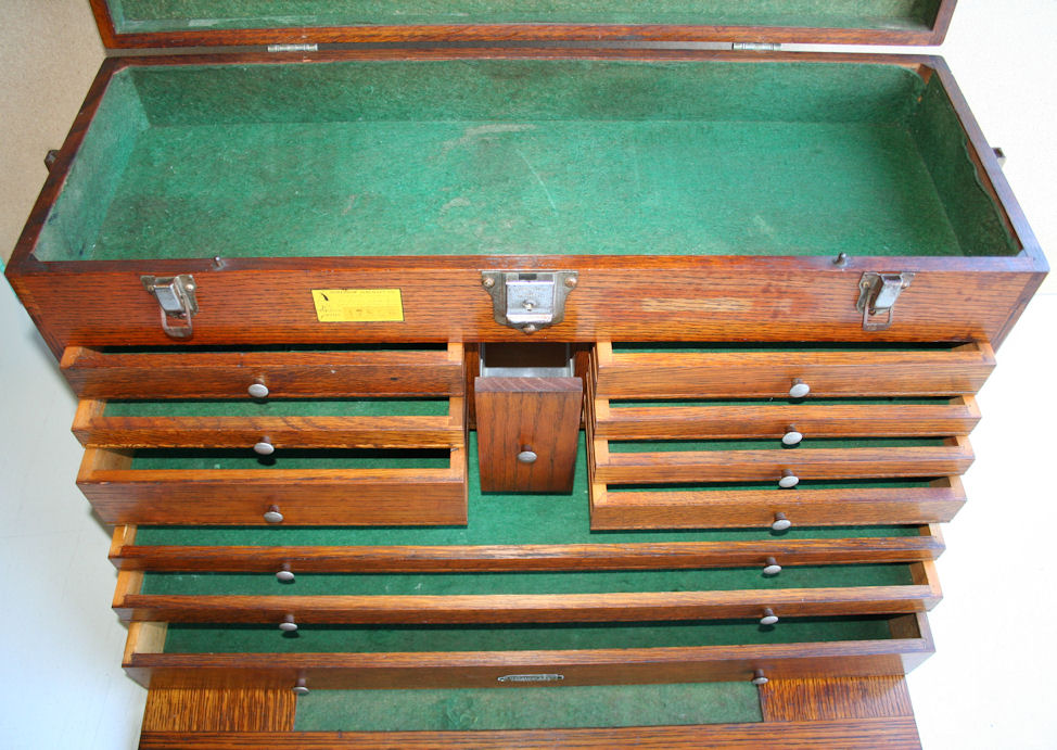 H. Gerstner & Sons O52 Journeyman Oak Machinist’s Toolbox Tool Chest Box Vintage eBay