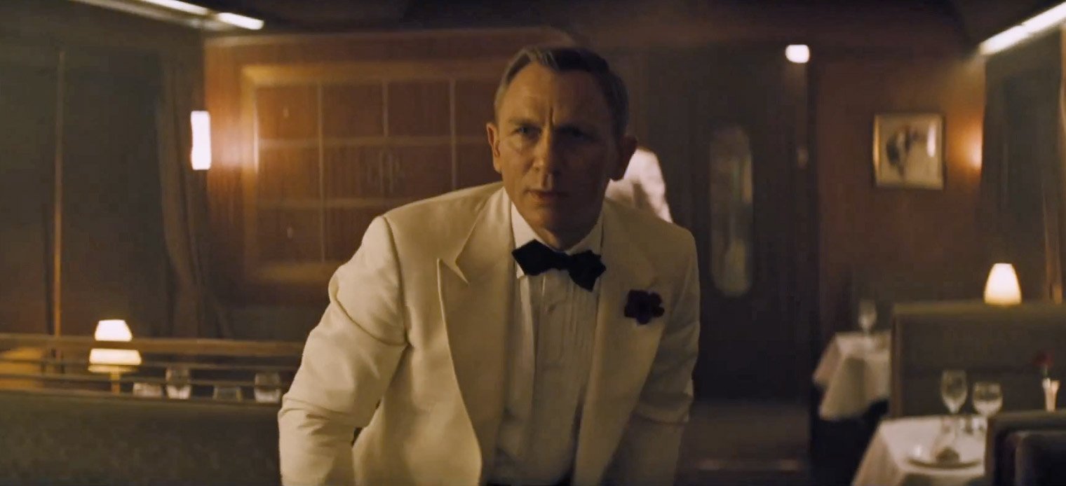The Untraditional Ivory Dinner Jacket in Spectre Bond Suits