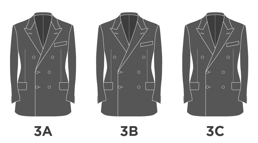 Variations on the DoubleBreasted Jacket Buttons, Wrap and Lapel Width