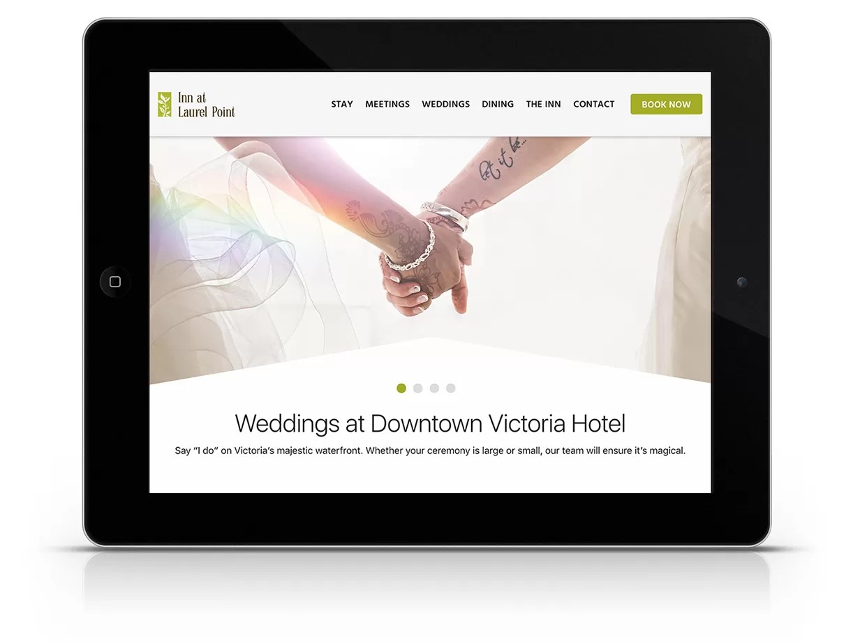 Inn at Laurel Point Victoria, BC Web Design by BONE Creative