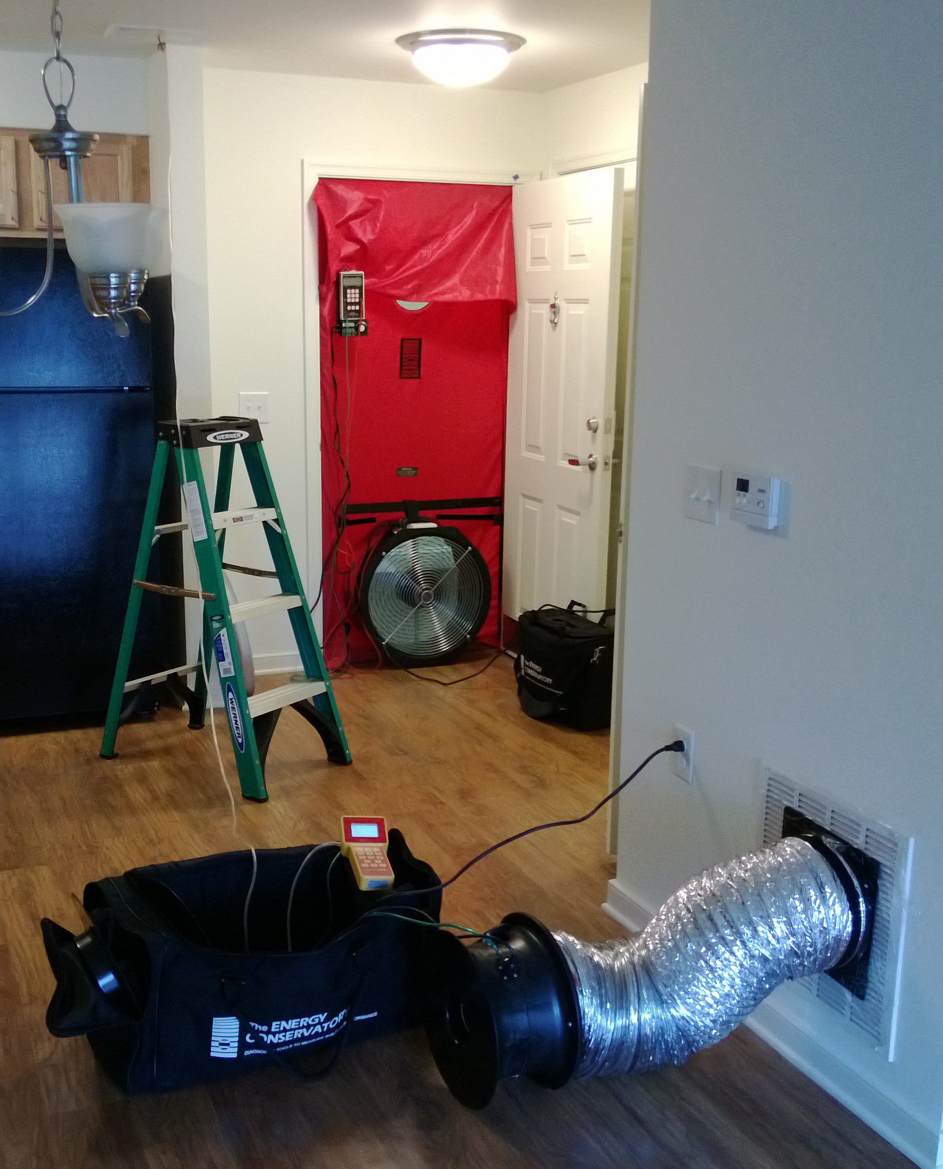 Energy Code Compliance Blower Door and Duct Leakage Testing