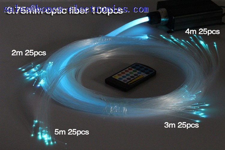 solid core side glow fiber optic cable for fiber optic lighting