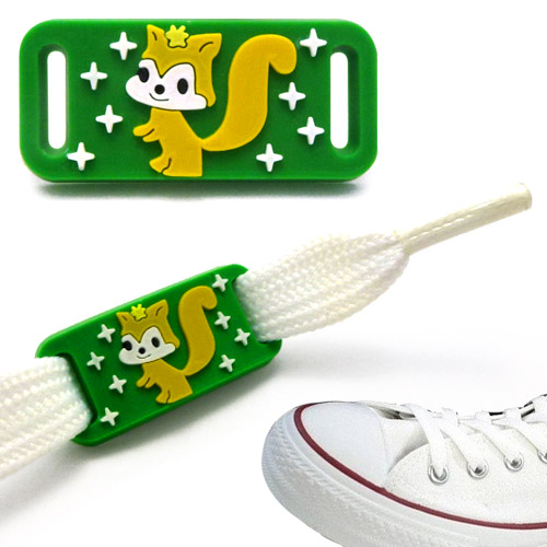 Promotional Shoelace Decorations Moulded to any Design Bongo