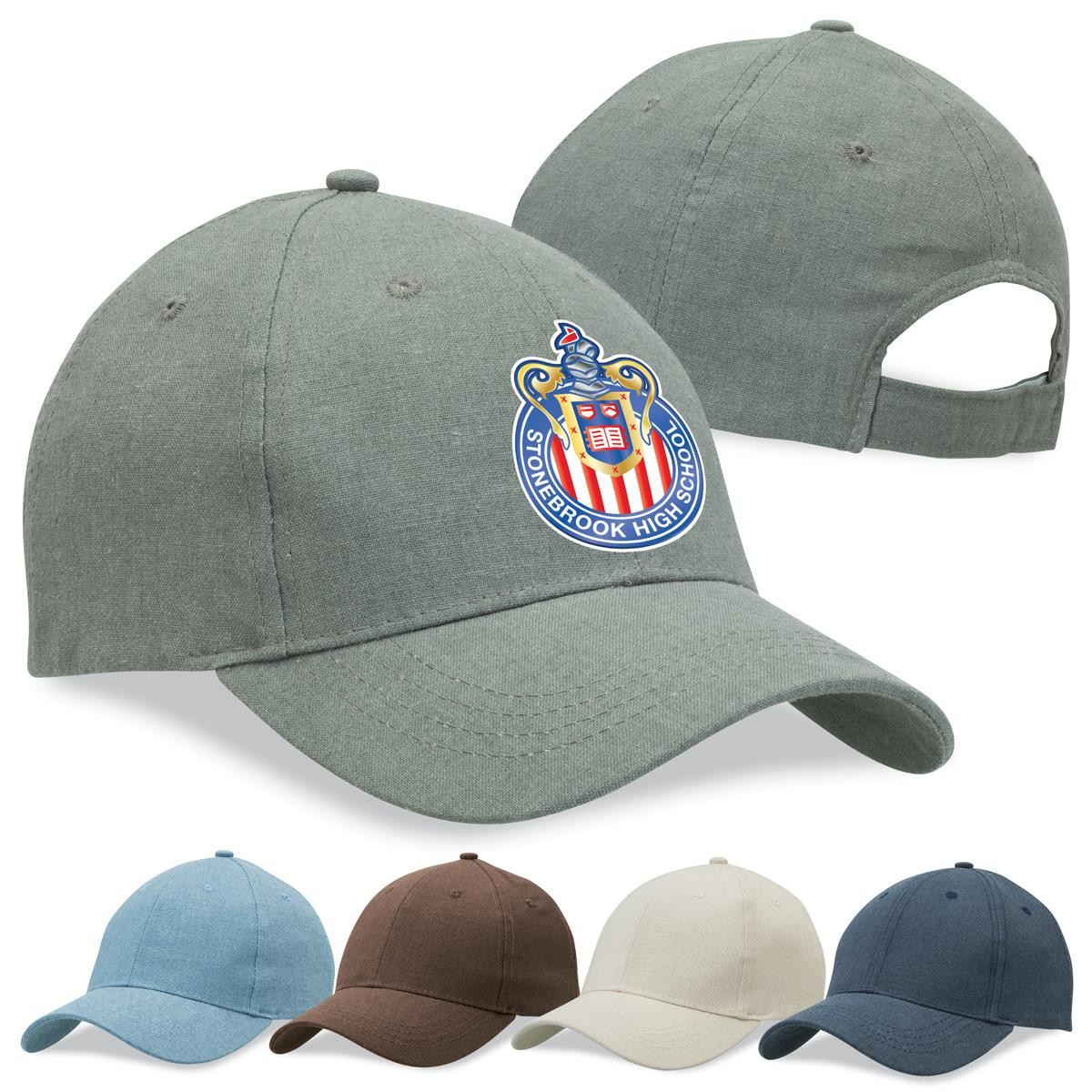 Promotional Hemp Cap Natural Eco Friendly Textile Bongo