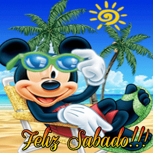 Permeabilidad vertical de nuevo feliz sabado con mickey mouse