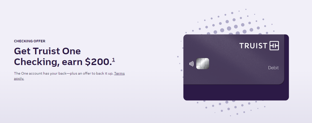 400 Truist Checking Account Bonus BonusCoach