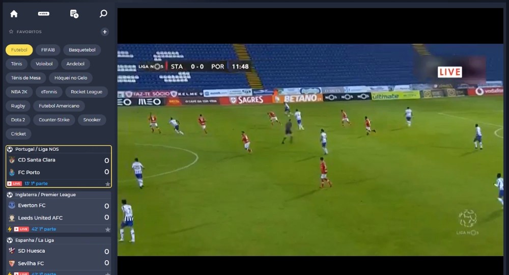 Assistir Santa Clara Porto assiste ao jogo online e grátis